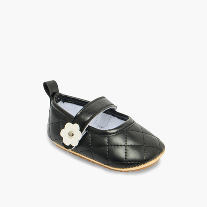 Juniors Booties with Hook and Loop Closure, Quilted