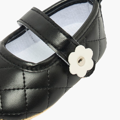 Juniors Booties with Hook and Loop Closure, Quilted