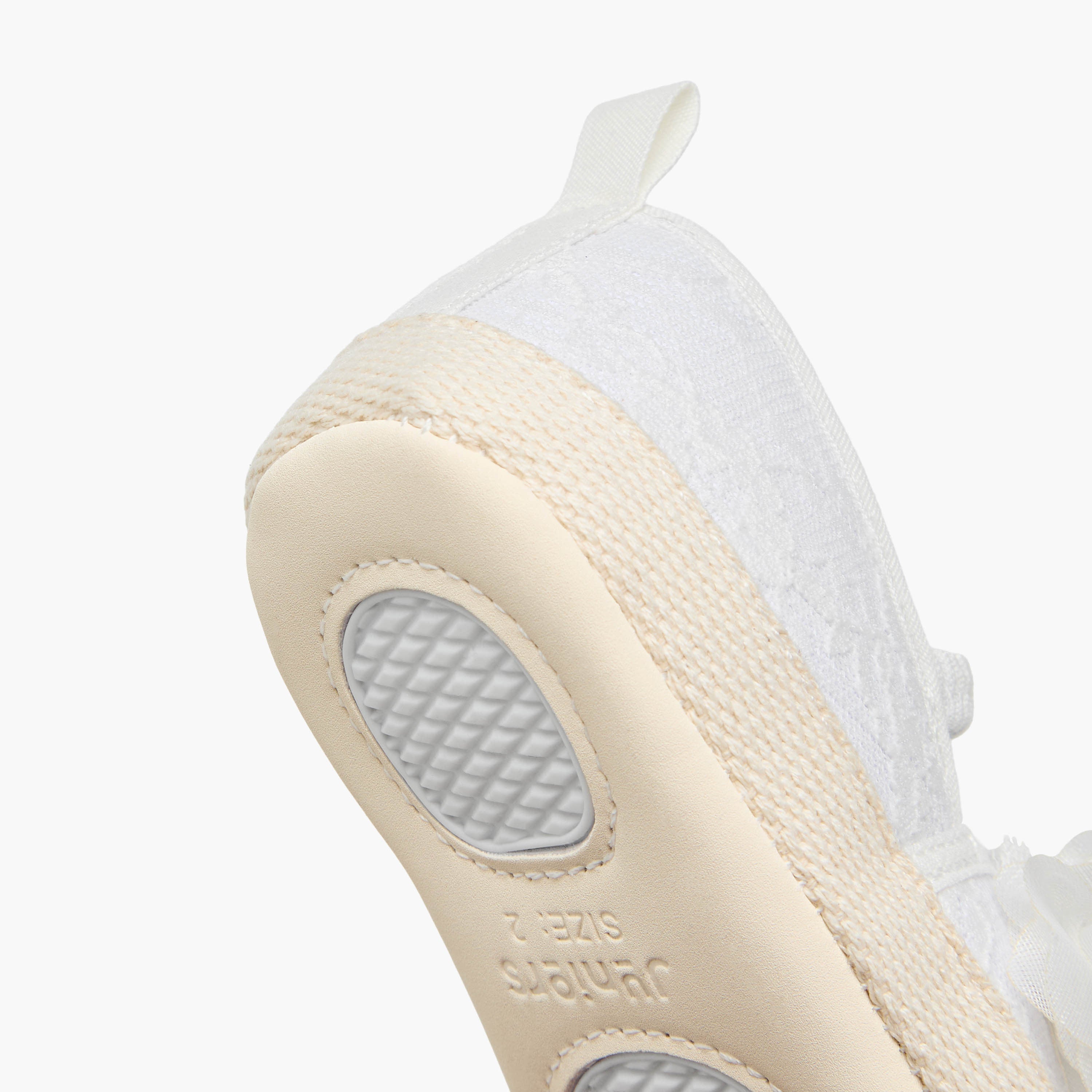 Juniors Booties with Floral Applique, Lace