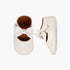 Juniors Booties with Hook and Loop Closure, Bow Accent - White / 12-18 mths