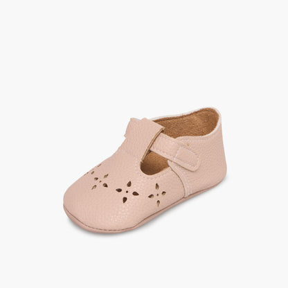 Juniors Booties with Hook and Loop Closure, Perforated Design