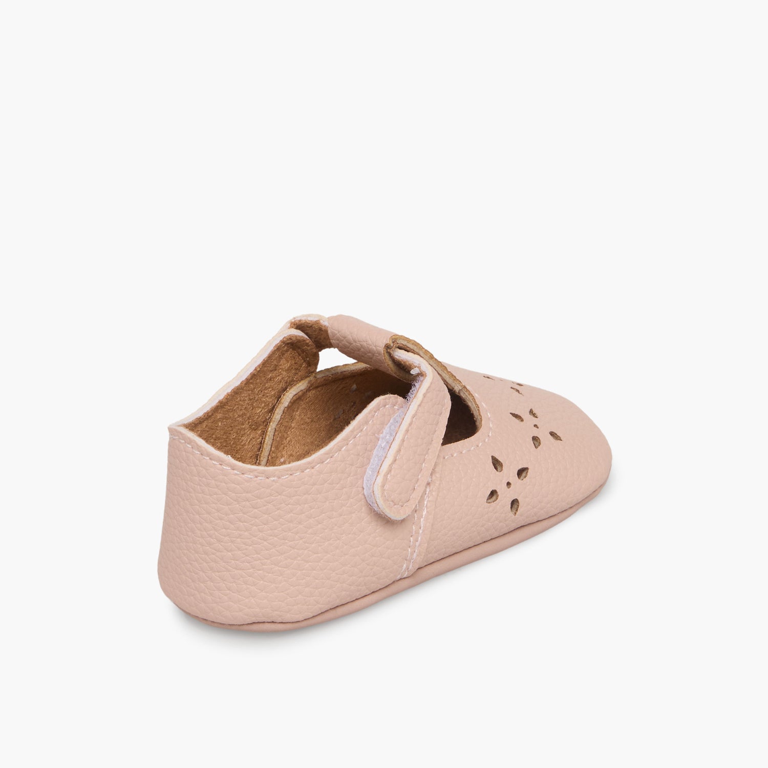 Juniors Booties with Hook and Loop Closure, Perforated Design