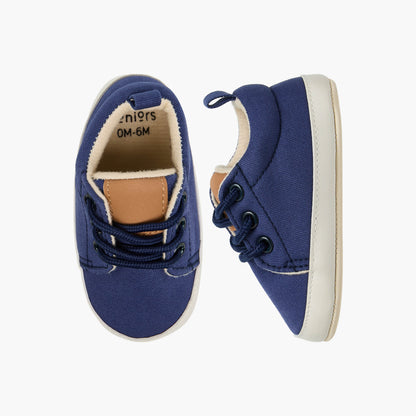 Juniors Booties with Lace-Up Closure - Blue / 12-18 mths