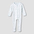 Juniors Cotton Round Neck Long Sleeve Sleepsuit with Zip Closure - Blue / 12-18 mths