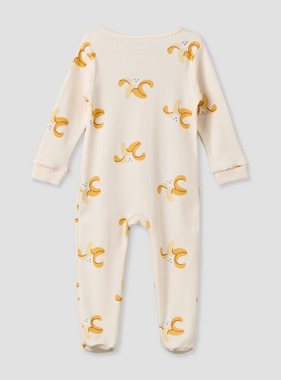 Juniors Cotton Crew Neck Long Sleeves Sleepsuit with Zip Closure-baby-girls-clothing-nightwear-sleepsuits-image-3