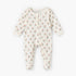 Juniors Cotton Round Neck Long Sleeves Sleepsuit with Floral Print - Cream / 12-18 mths