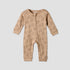 Juniors Cotton Crew Neck Long Sleeves Sleepsuit with Food Print - Beige / 12-18 mths