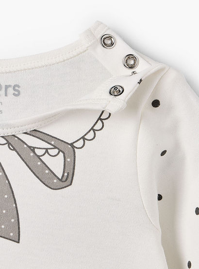 Juniors Cotton Crew Neck Long Sleeves Sleepsuit with Graphic Print-baby-girls-clothing-nightwear-sleepsuits-image-5