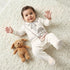 Juniors Cotton Crew Neck Long Sleeves Sleepsuit with Graphic Print - White / 12-18 mths