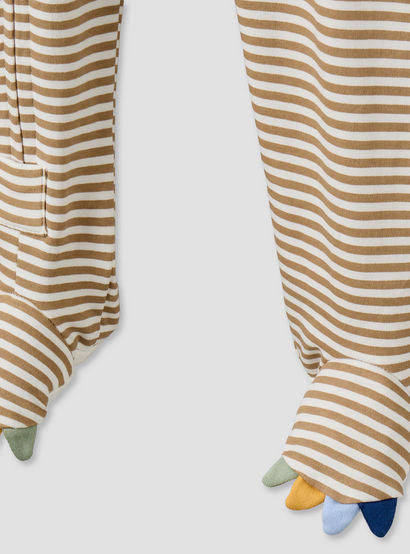 Juniors Cotton Mandarin Collar Long Sleeves Sleepsuit with Zip Closure-baby-boys-clothing-nightwear-sleepsuits-image-5
