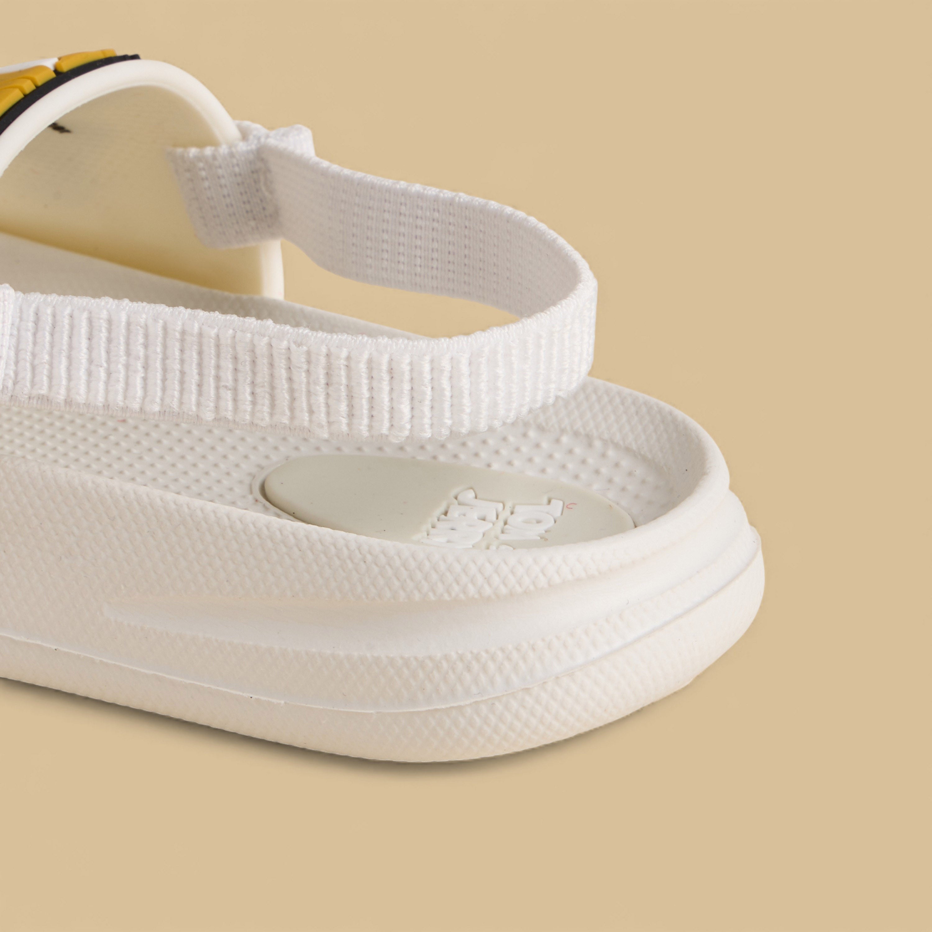Tom and Jerry Embossed Slides with Elastic Strap