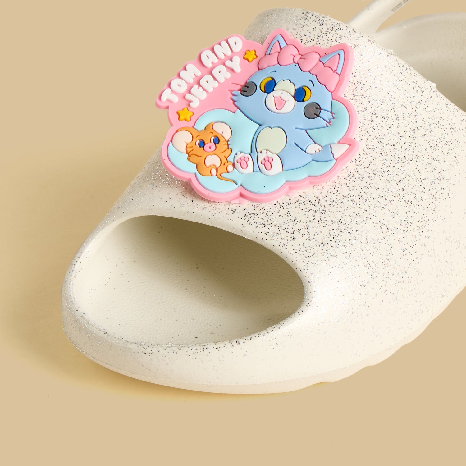 Tom and Jerry Accent Slides with Hook and Loop Closure