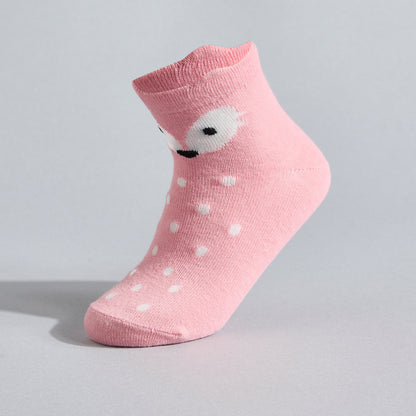 Pack of 3 - Animal Print Ankle Length Socks