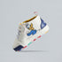 Donald Duck Print Booties with Hook and Loop Closure - White / 17