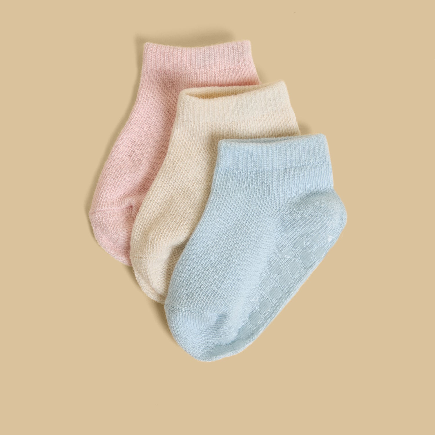 Pack of 3 - Anti-Skid Ankle Length Socks