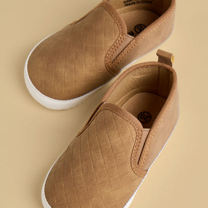 Panelled Slip-On Booties