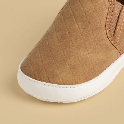 Panelled Slip-On Booties