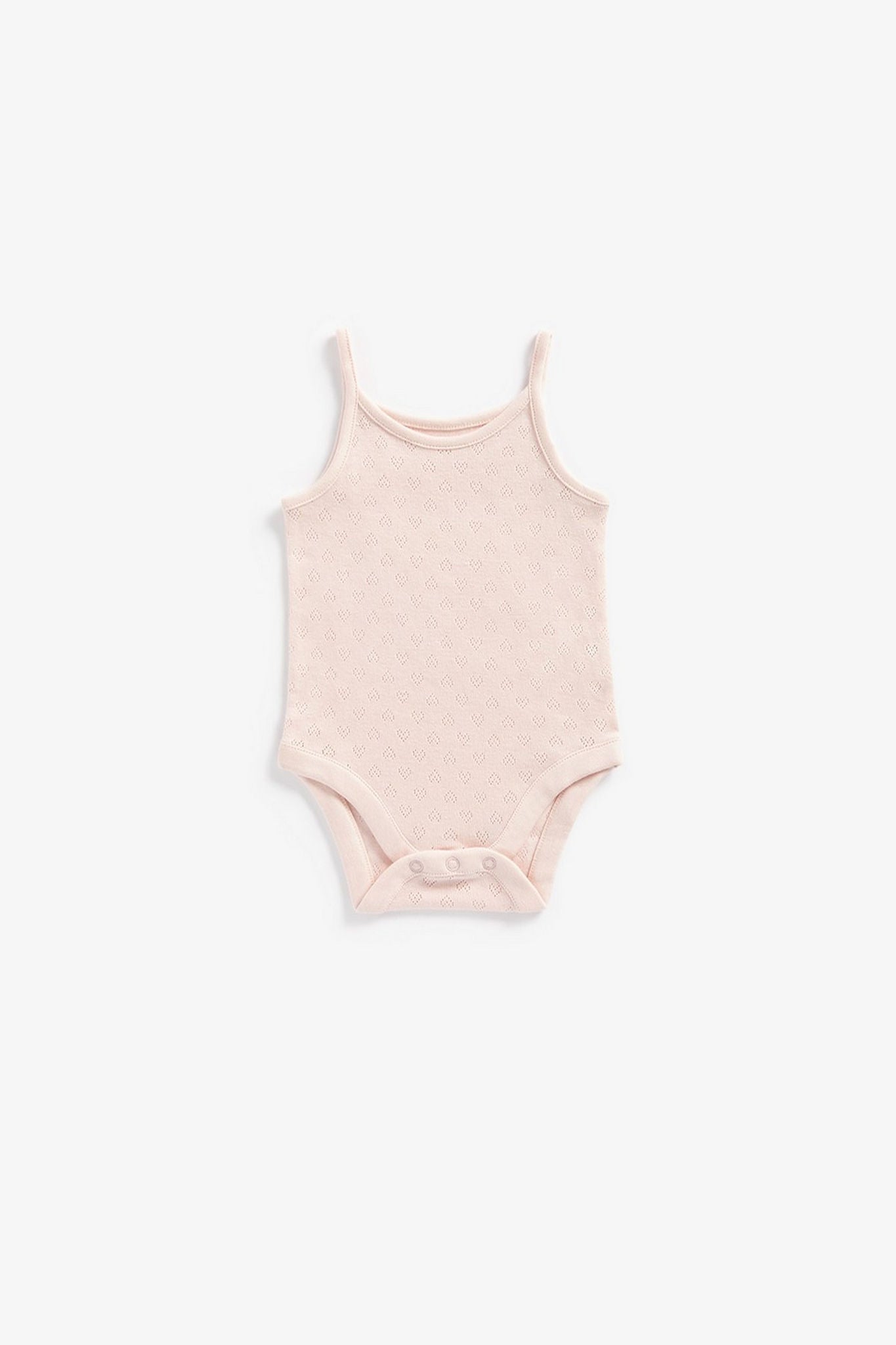 5 Pack Pointelle Strappy Bodysuits