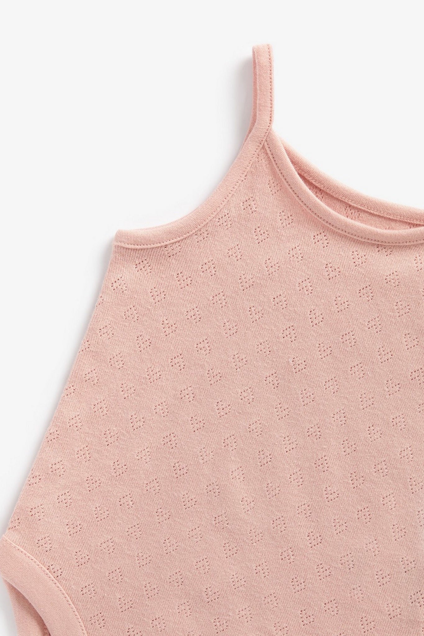 5 Pack Pointelle Strappy Bodysuits