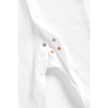 3 Pack White Sleepsuits