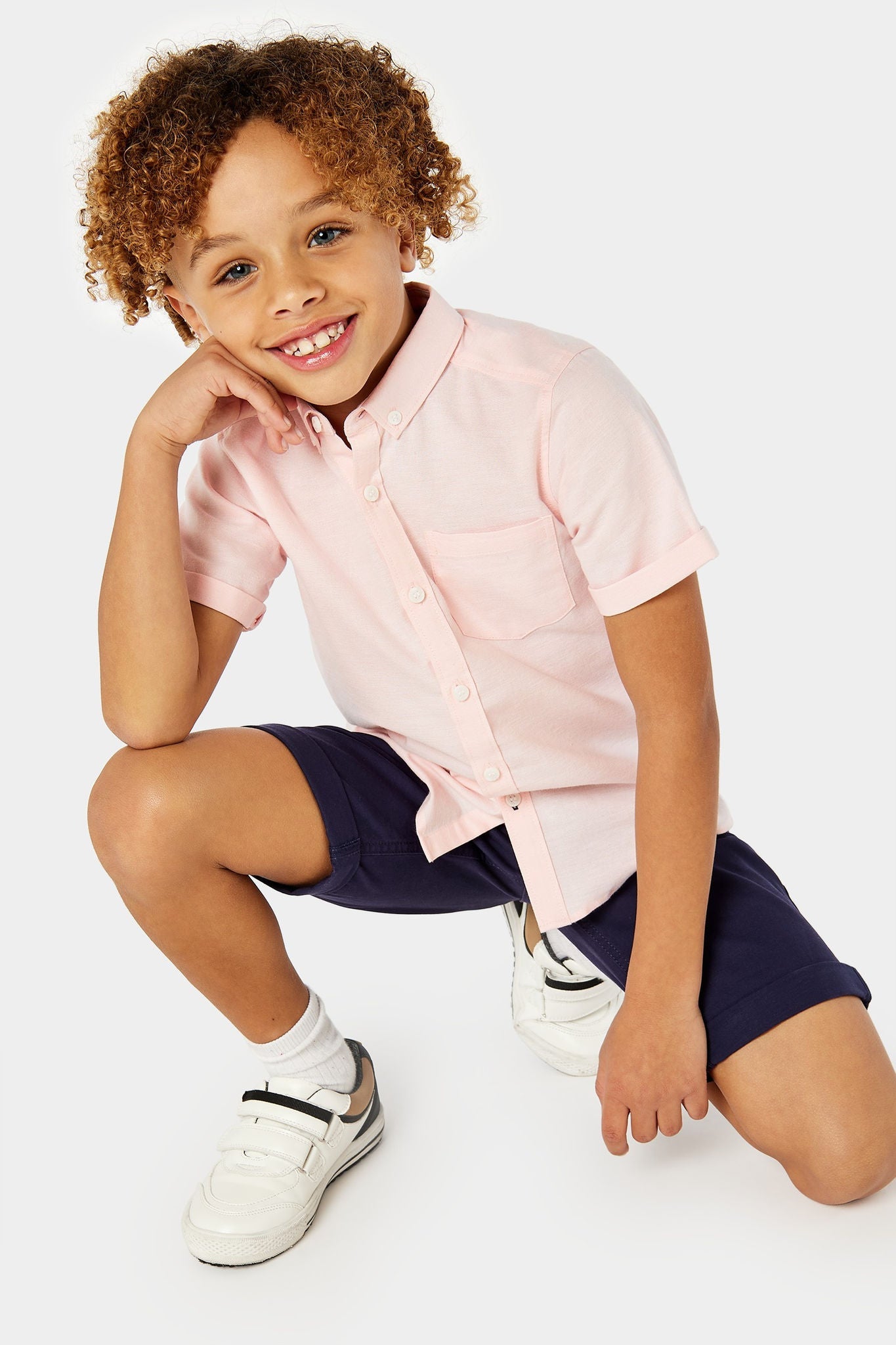 Navy Chino Shorts
