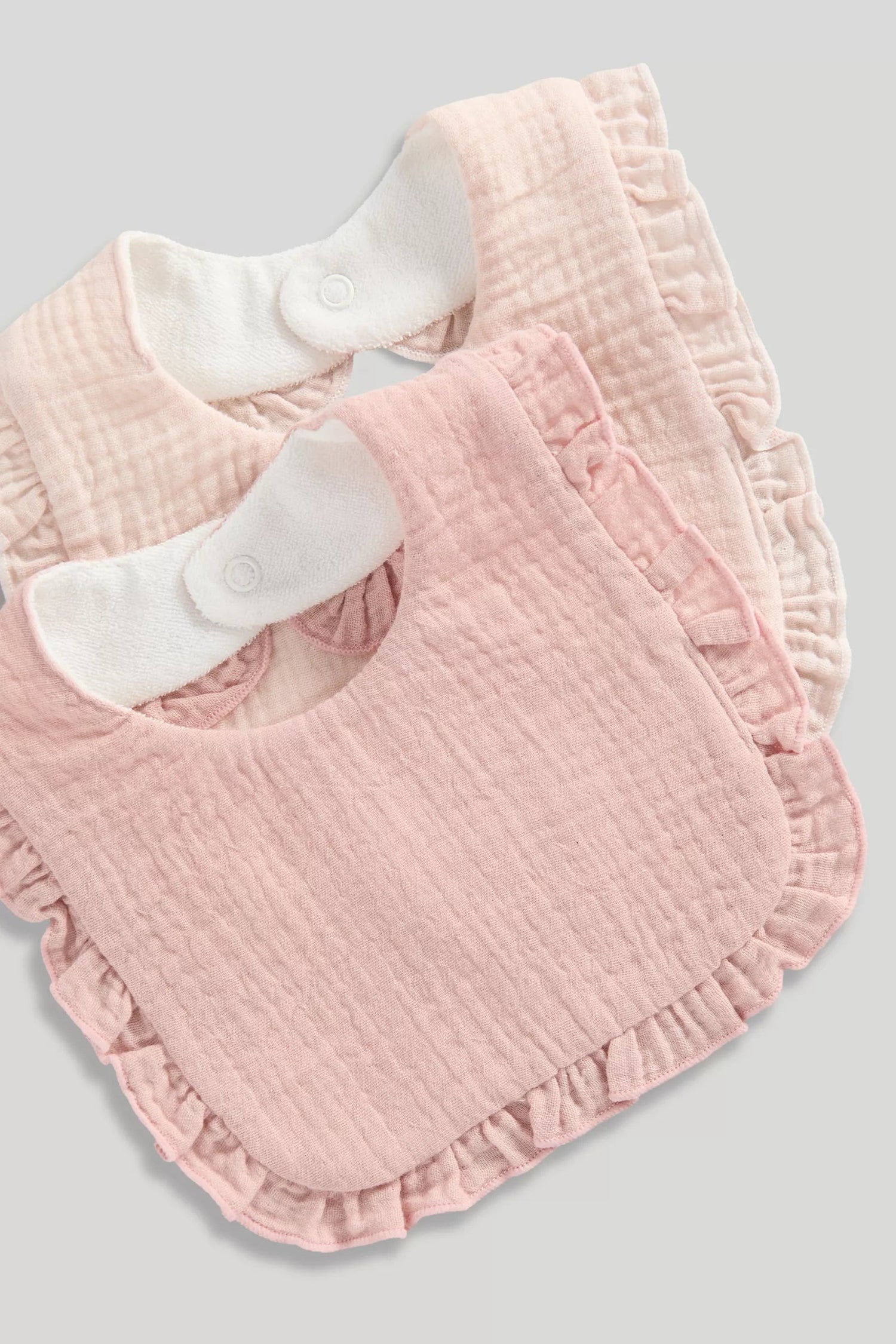 3 Pack Mothercare Muslin Dribble Bibs