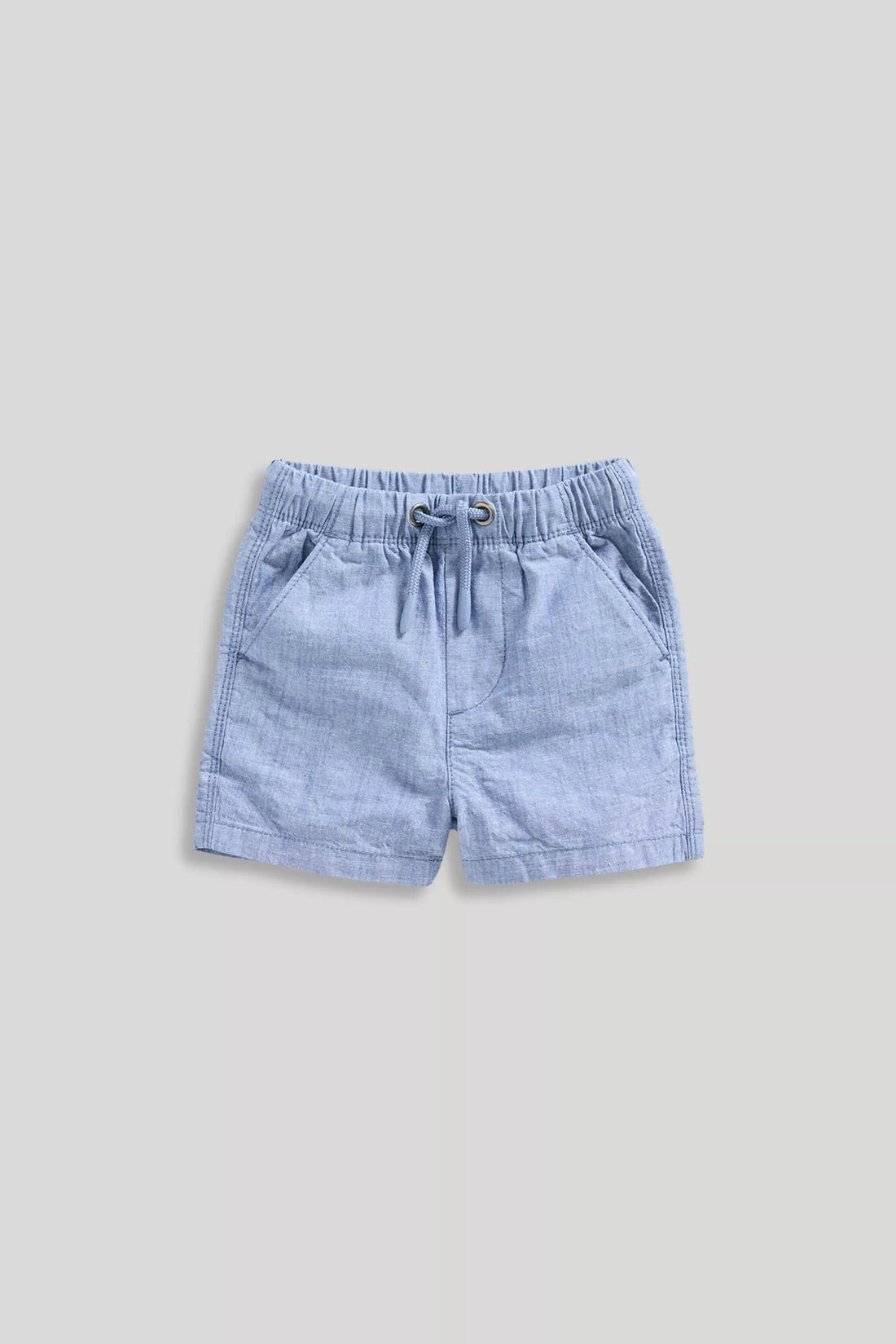 Chambray Shorts - Multicolor / 12-18 Months