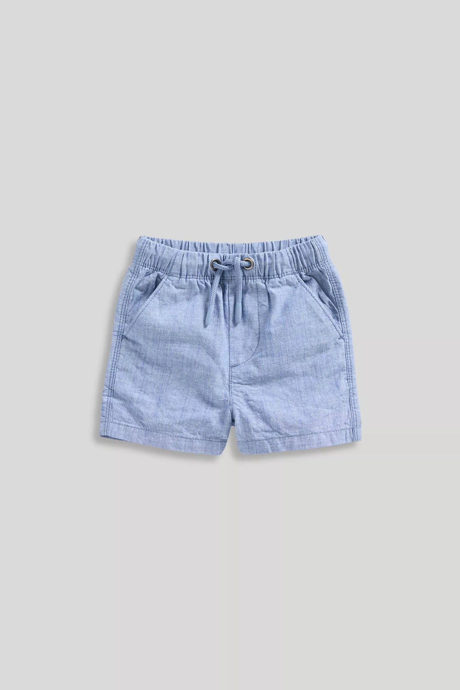 Chambray Shorts - Multicolor / 12-18 Months