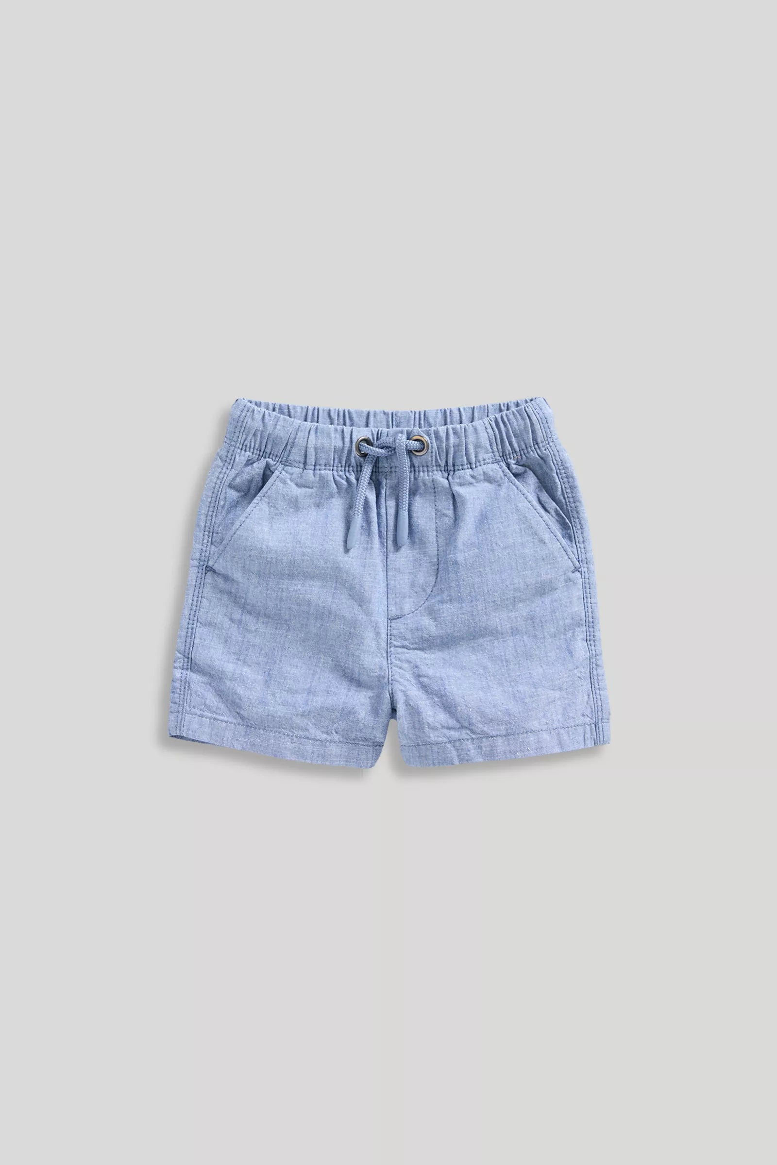Chambray Shorts - Multicolor / 12-18 Months