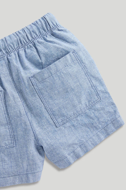 Chambray Shorts