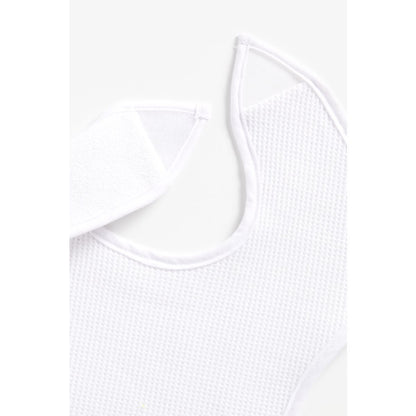 Mothercare Waffle/Terry Reversible Bibs - 3 Pack