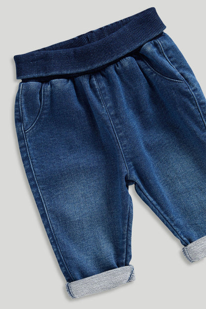 Denim Jogger Jeans, newborn to 3 years