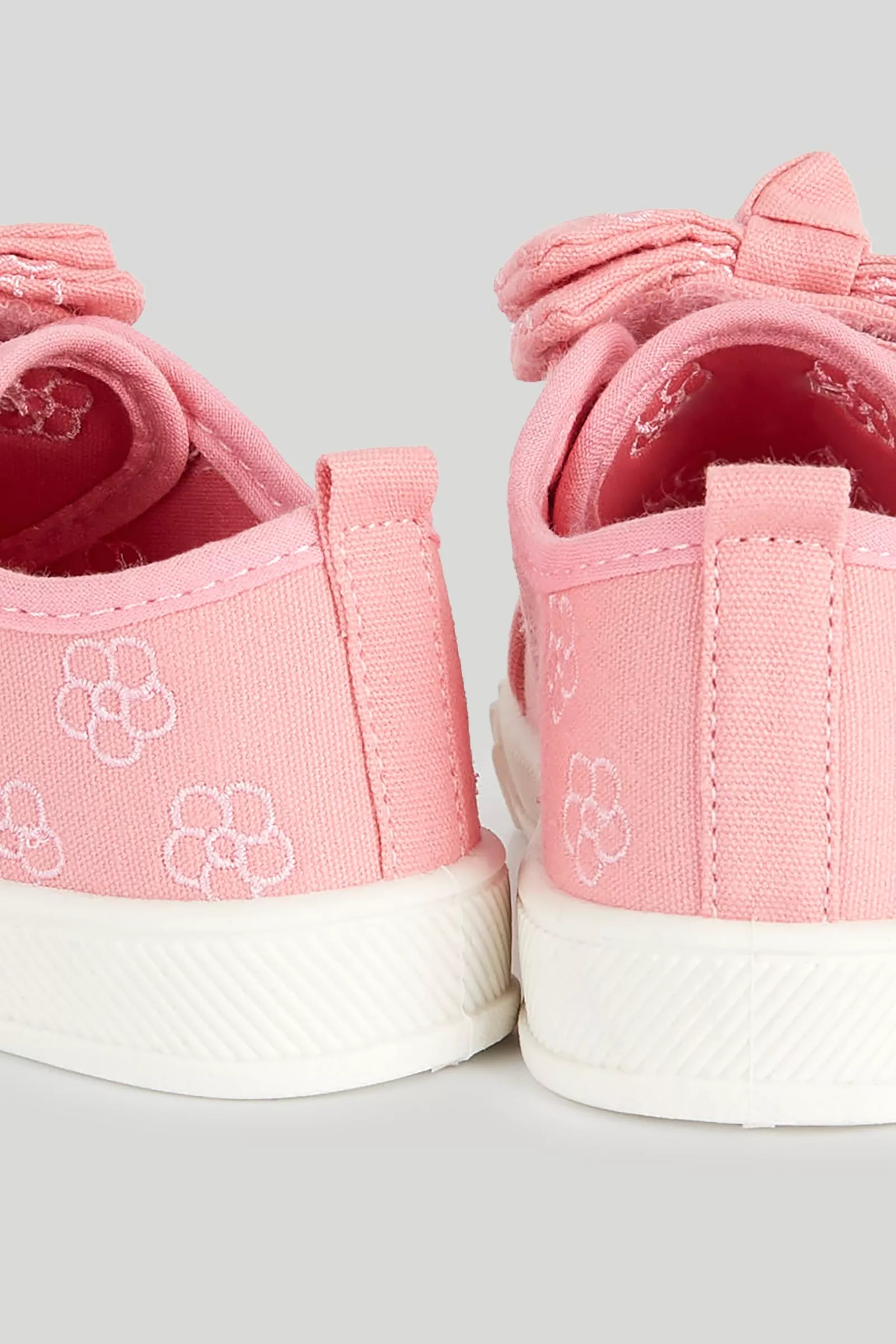 Pink Canvas Trainers