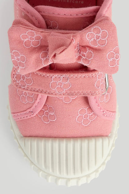 Pink Canvas Trainers
