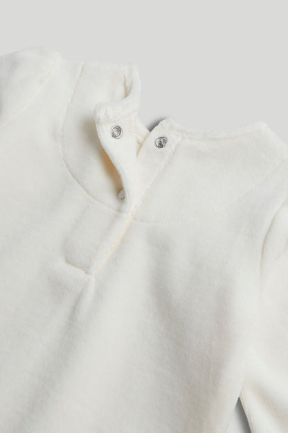 White Velour All-in-One