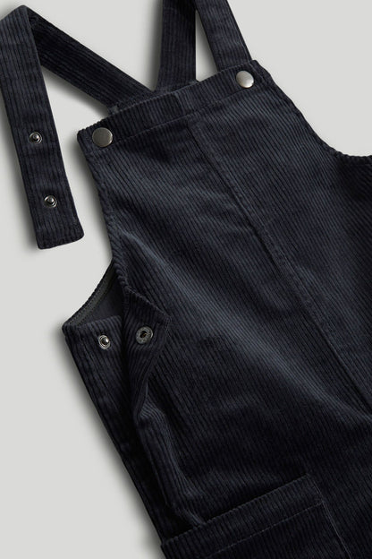 Cord Dungarees and Polo Shirt Outfit