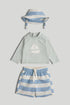 Sunsafe UPF50+ Rash Vest, Shorts and Hat - Multi / 12-18 Months