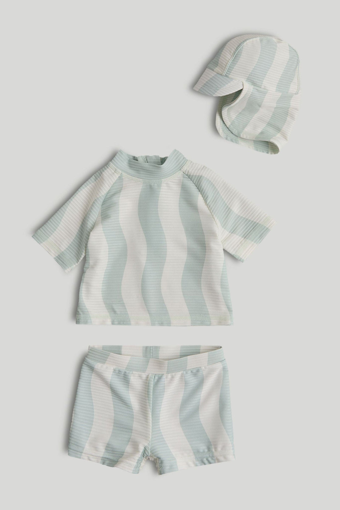 Sunsafe UPF50+ Rash Vest, Shorts and Keppi Hat - Multi / 12-18 Months