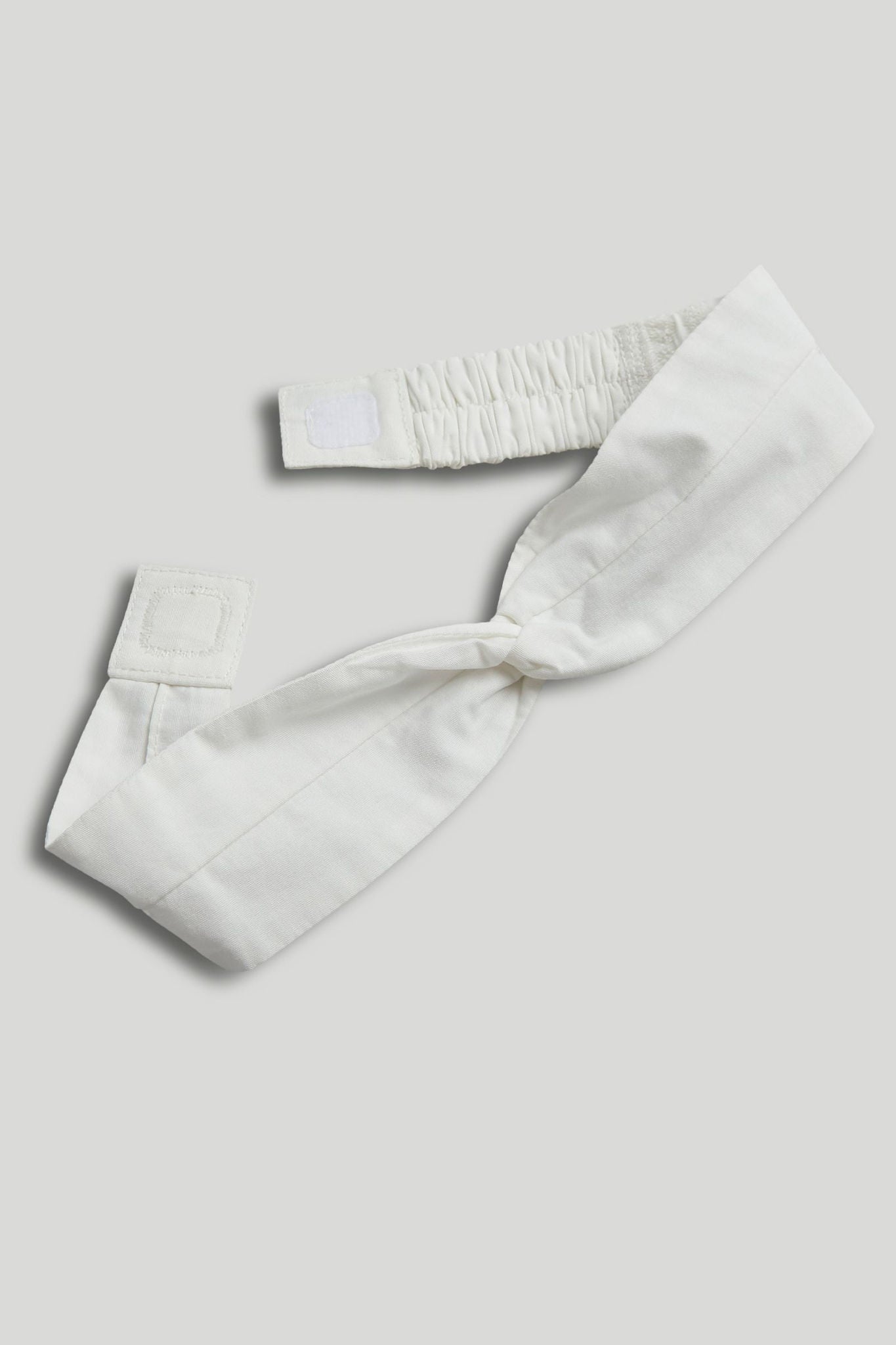 My First White Romper and Headband Outfit