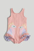 Pink Parrot Swimsuit - Pink / 12-18 Months