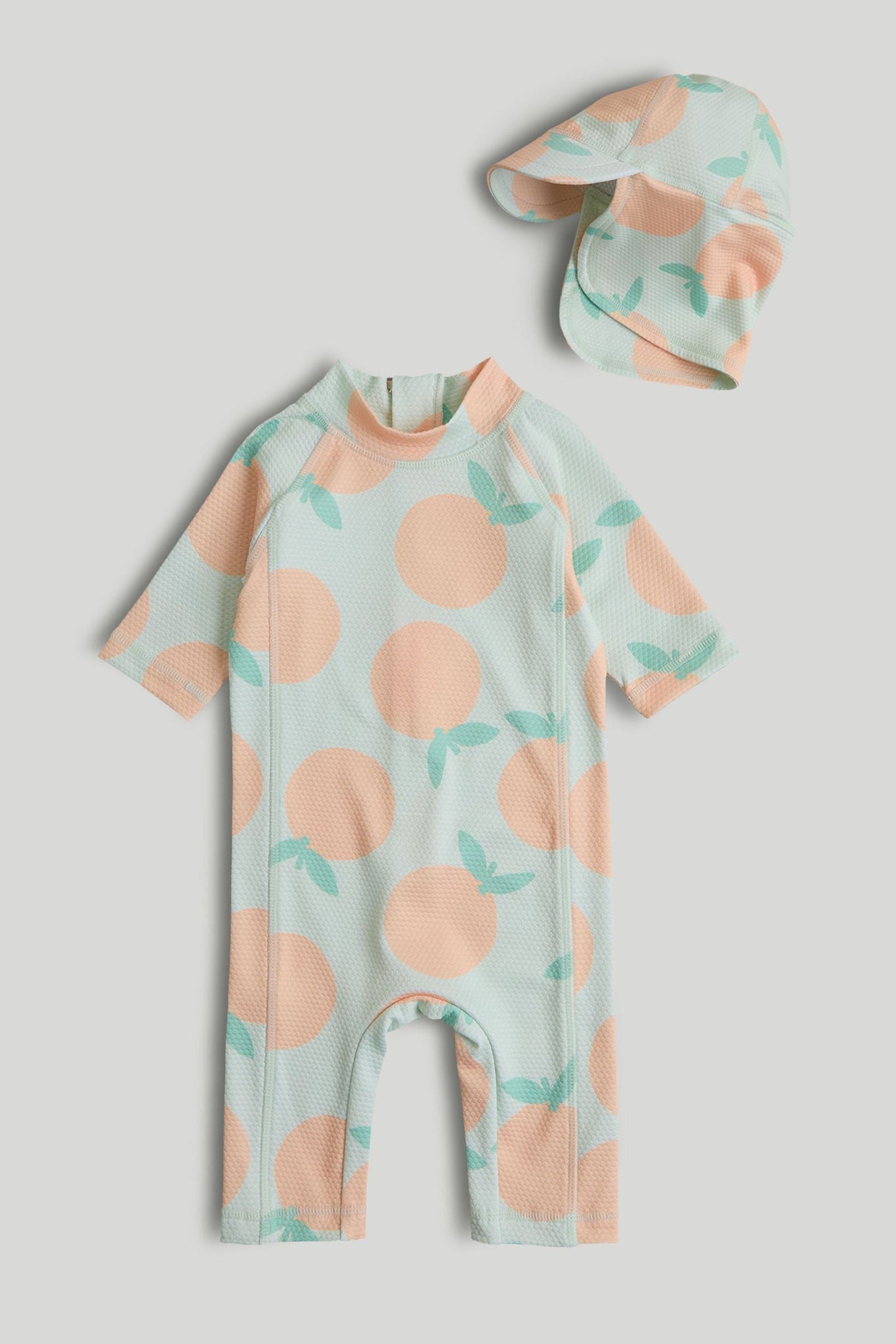 Sunsafe UPF50+ Suit and Keppi Hat Set - Multi / 12-18 Months