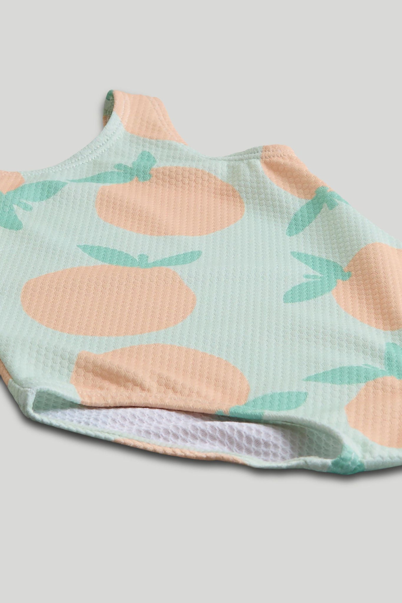 Oranges Textured Swimsuit