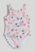 Pink Floral Swimsuit - Pink / 9-10 Years