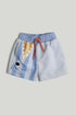 Shark Swim Shorts - Blue / 12-18 Months