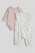My First Dungarees and Bodysuit Outfit - Multi / 12-18 Months