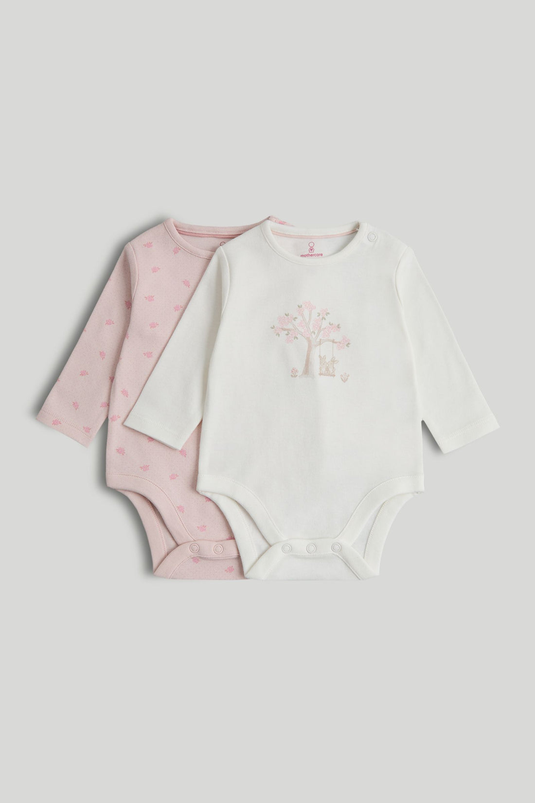 2 Pack My First Long-Sleeved Bodysuits - Multi / 12-18 Months