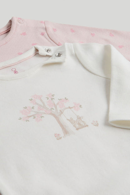 2 Pack My First Long-Sleeved Bodysuits