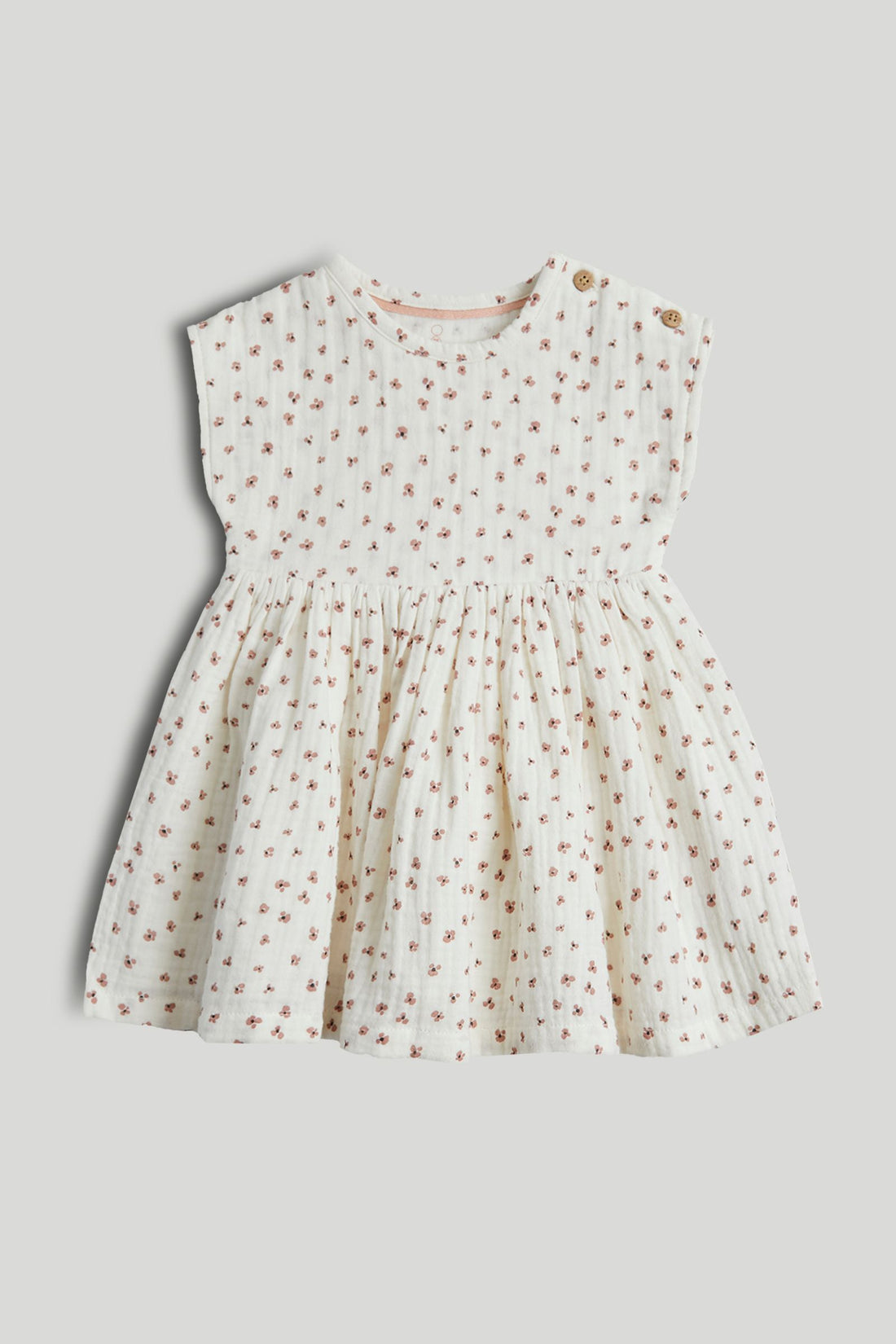 My First Pink Dress - Cream / 12-18 Months
