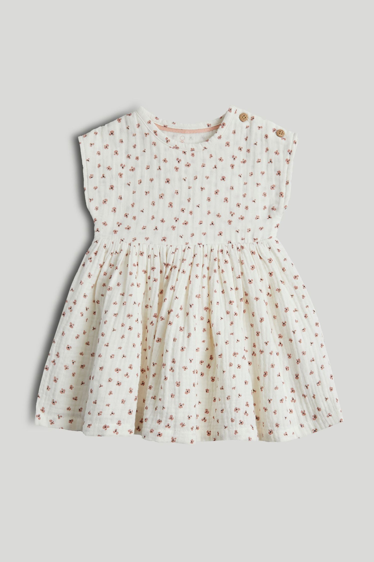 My First Pink Dress - Cream / 12-18 Months