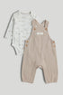 My First Dungarees and Bodysuit Outfit - Multi / 12-18 Months